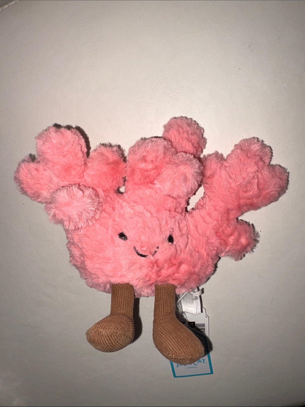 BNWT Jellycat - Pink Plush Coral Soft Plush